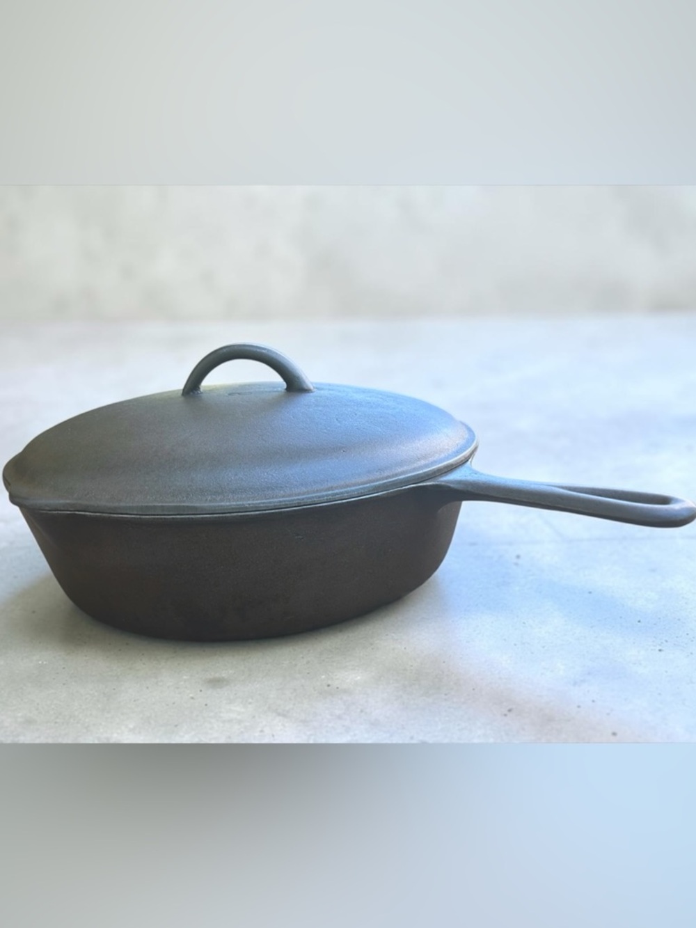 BSR #8 Cast Iron Chicken Fryer w Lid Restored USA